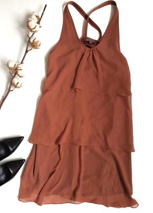 Платье mint&berry кирпичного цвета1 фото