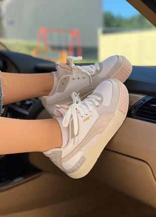 Кросівки puma cali sport mix beige5 фото