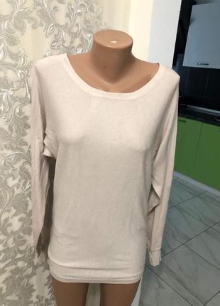 Кофта джемпер італія бежева беж кажан модна стильна