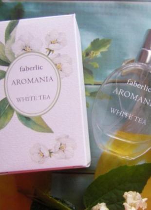 Туалетная вода aromania white tea аромания белый чай faberlic фаберлик фаберлік