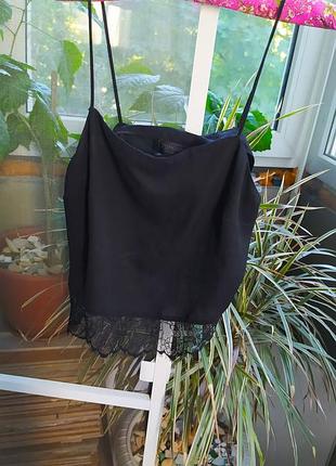Майка з мереживом topshop