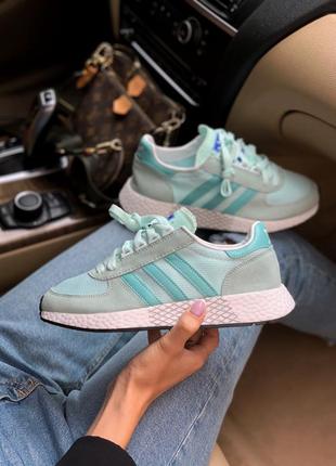 💚🌺adidas marathon mint🌺💚жіночі кросівки адідас