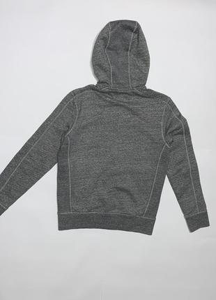 Кофта, худи, толстовка, олимпийка hugoboss ztadium brushed sweat hoody in grey6 фото