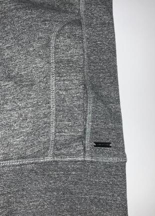 Кофта, худи, толстовка, олимпийка hugoboss ztadium brushed sweat hoody in grey8 фото