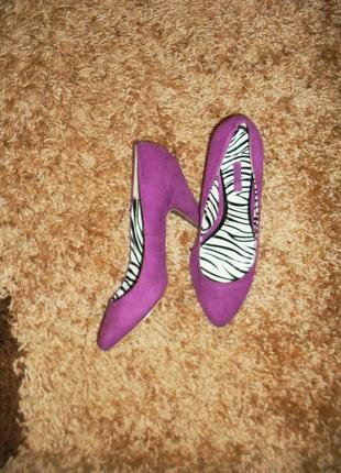 Туфли фиолетовые2 фото