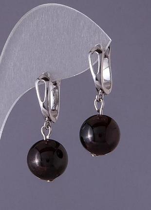 Серьги гранат