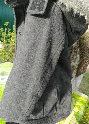 Серое кашемировое пальто на мальчика2 фото