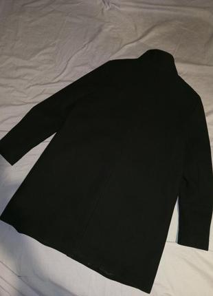 Шерстяное-52%,деми,элегантное,чёрное пальто,большого размера,pimkie7 фото