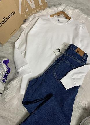 Новий білий світшот. новый белый свитшот