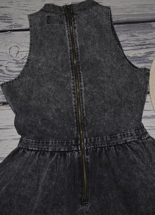 Л/12/l красивий стильний джинсовий сарафан жіночий плаття neon rose6 фото