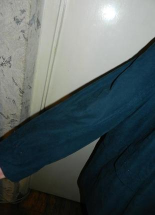 Деми куртка-трапеция с плюшевой подкладкой,большого размера,claude havrey8 фото