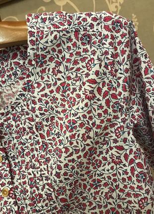 Дуже гарна і стильна брендовий сорочка в квіточках..100% коттон.5 фото