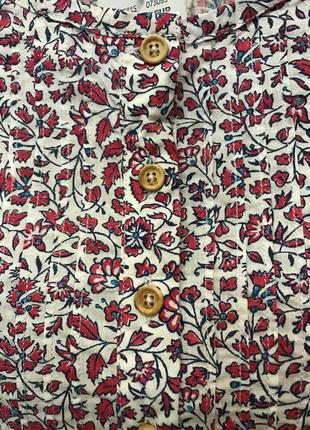 Дуже гарна і стильна брендовий сорочка в квіточках..100% коттон.1 фото