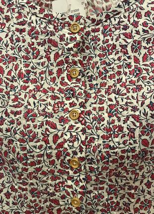 Дуже гарна і стильна брендовий сорочка в квіточках..100% коттон.6 фото