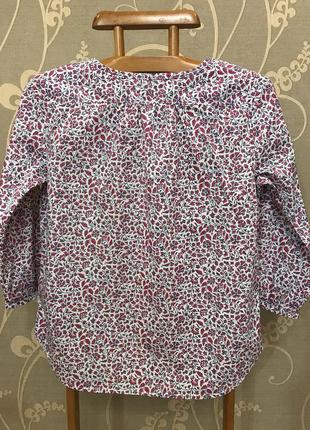 Дуже гарна і стильна брендовий сорочка в квіточках..100% коттон.3 фото