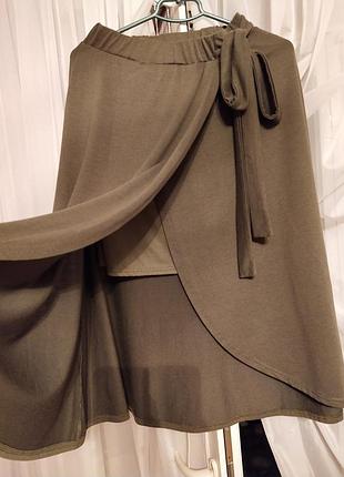 Спідниця міді трикотажна2 фото