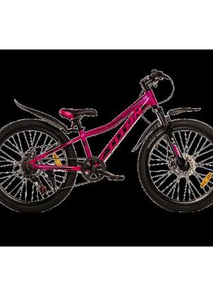 Titan велосипед titan drone 24"11" розовый-черный