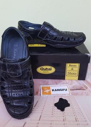 Кожаные туфли kangfu (кангфу)