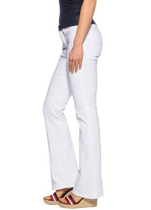 Стрейчевые белые джинсы4 фото