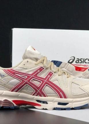 Кросівки чоловічі asics gel-kahana 8 beige red blue розмір36-45