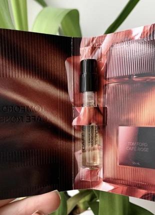 Tom ford пробник парфюма cafe rose