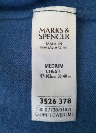 Кашемировый пуловер джемпер  m&s4 фото