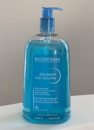 Гель для душа bioderma 1l