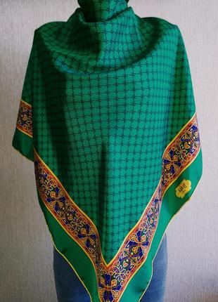 Korloff paris роскошная редкая винтажный шелковый платок