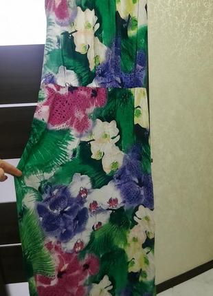 Довге квіткове плаття, сукня, сарафан7 фото