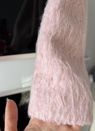 Нежно розовое мягкое пальто 🥰9 фото