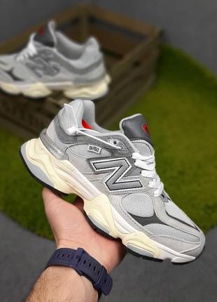 New balance 9060 сірі кросівки кеди жіночі замшеві нью баланс осінні весняні демісезонні демісезон низькі замшеві топ якість ліцензія