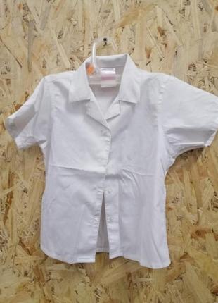 Белая блуза рубашка1 фото
