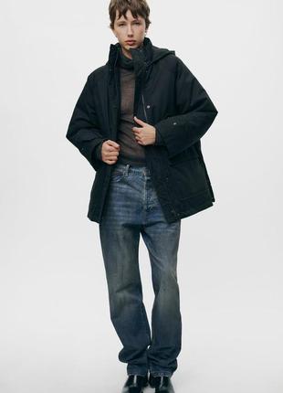 Парка женская zara zw collection padded jacket м3 фото