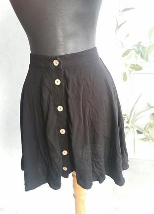 Спідниця з віскози з гудзиками