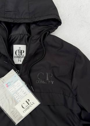 Мужская демисезонная куртка ветровка в стиле cp company c p сипи компани си пи черная курточка спортивная легкая s-xxl3 фото