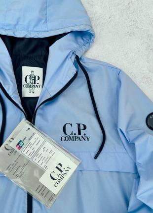 Чоловіча демісезонна куртка вітрівка в стилі cp company c p сіпі компані сі пі чорна вітровка курточка спортивна легка s-xxl5 фото