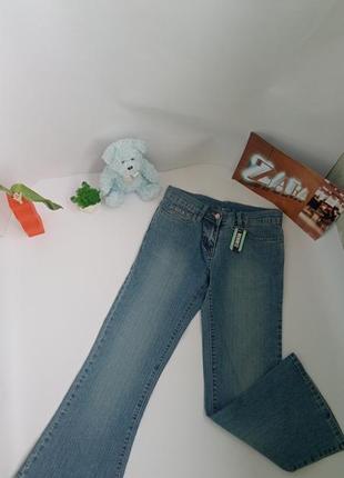 Дитячі джинси кльош на дівчинку 🫧10 фото