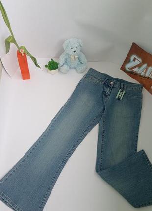 Детские джинсы клёш на девочку 🫧1 фото