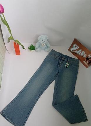 Дитячі джинси кльош на дівчинку 🫧9 фото