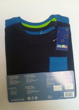 Lupilu набір футболок 2 шт. для хлопчиків 2-4 роки2 фото