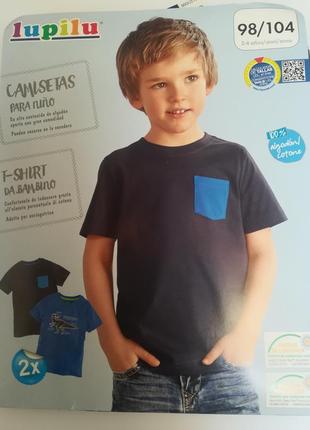 Lupilu набір футболок 2 шт. для хлопчиків 2-4 роки4 фото