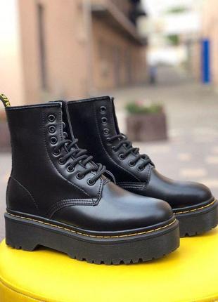 Ботинки кожаные dr. martens bex black❤сапоги на осень, мартинсы наложеный платёж2 фото