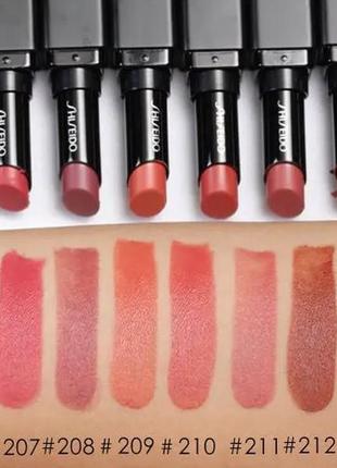 Помада для губ shiseido 209 incense visionairy gel lipstick, 1.6 г