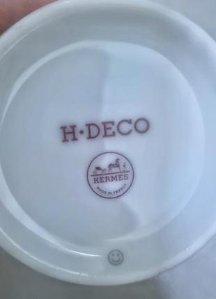 Кофейная чашка и блюдце h deco, hermès5 фото