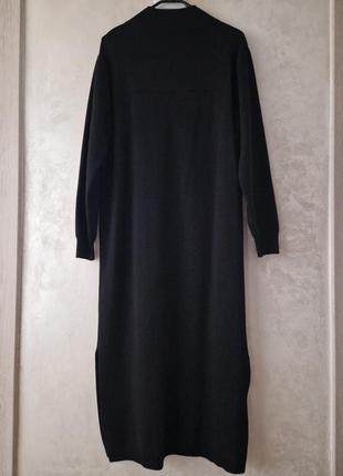 Черное платье прямого кроя mango3 фото