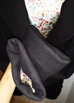 Стильное черное  короткое пальто armoda. размер m.38, шерсть7 фото