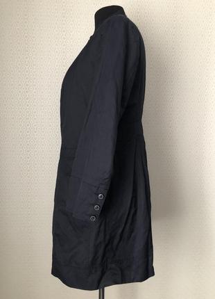 Элегантный темно-синий плащ от ulla popken, размер 46, укр 52-54-562 фото