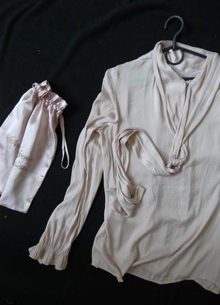 Продам фирменную  пудрово - розовую блузку.3 фото
