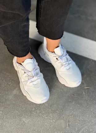 Кросівки adidas ozweego white кроссовки7 фото