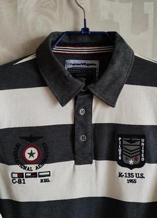 Charles vogele новое поло с длинным рукавом в виде tommy hilfiger4 фото